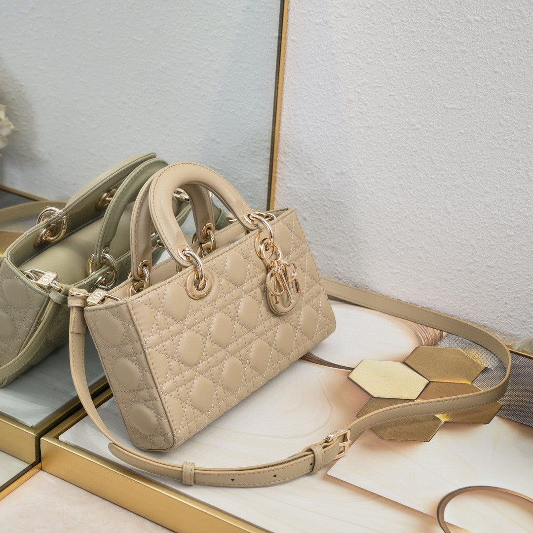Medium Lady D-Joy Bag Cannage Lambskin