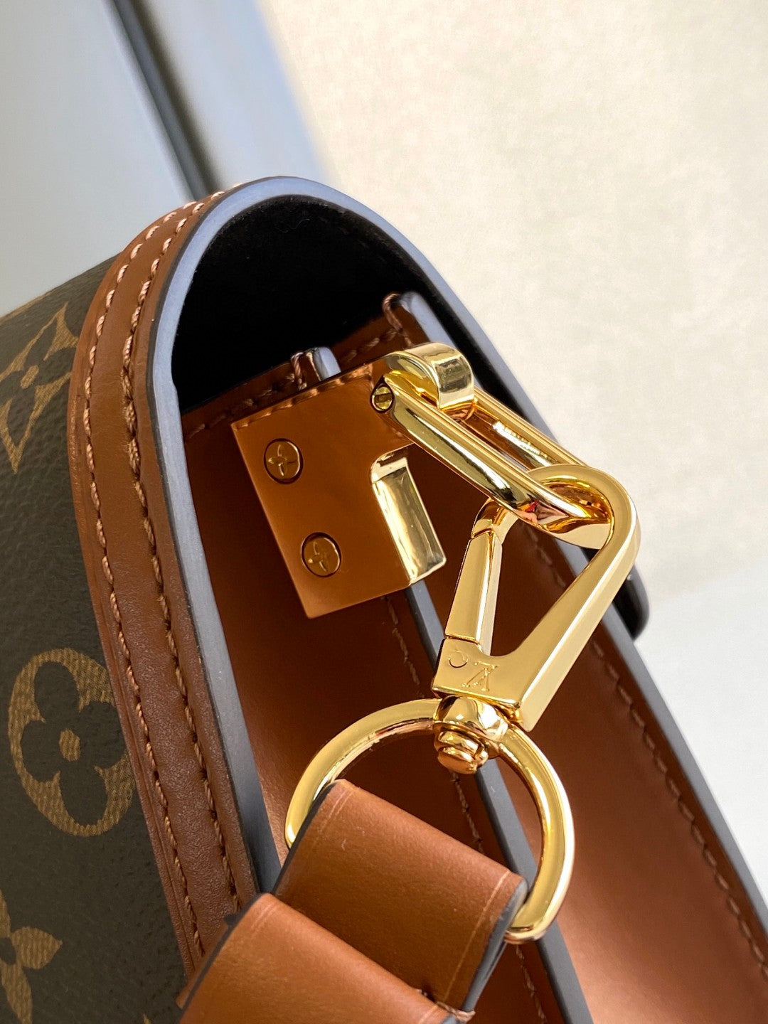 Louis Vuitton Mini Dauphine bag in Monogram and Monogram Reverse coated canvas