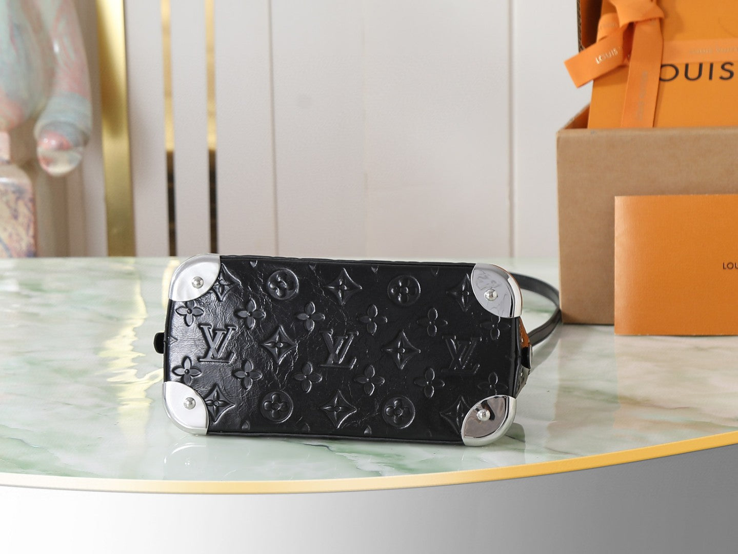 Louis Vuitton Alma Trunk BB bag in black monogram