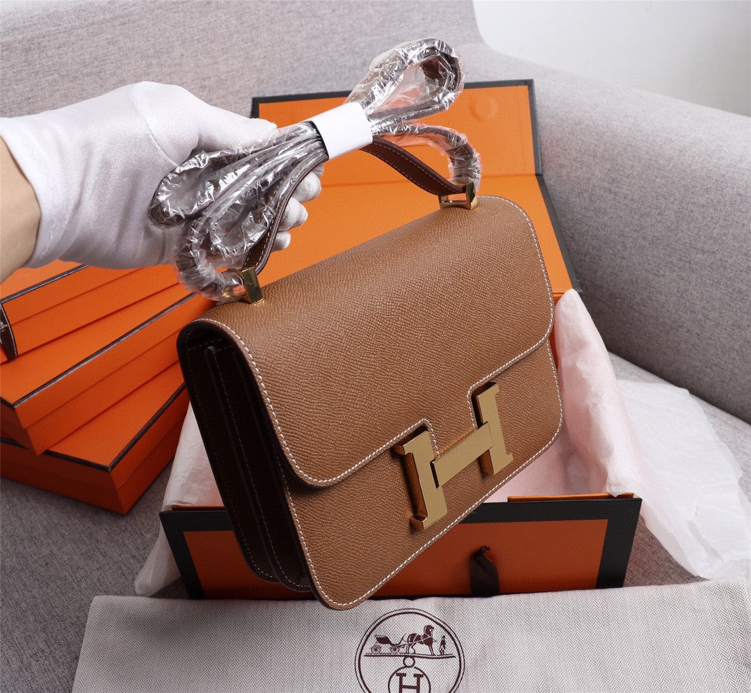 Hermès Constance bag in Epsom leather with gold hardware