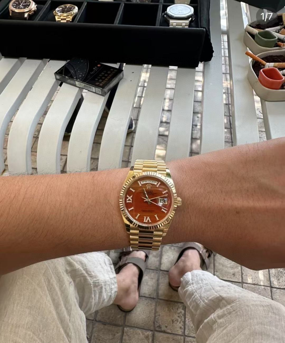 Rolex Oyster Perpetual Day-Date 36 in 18 ct yellow gold