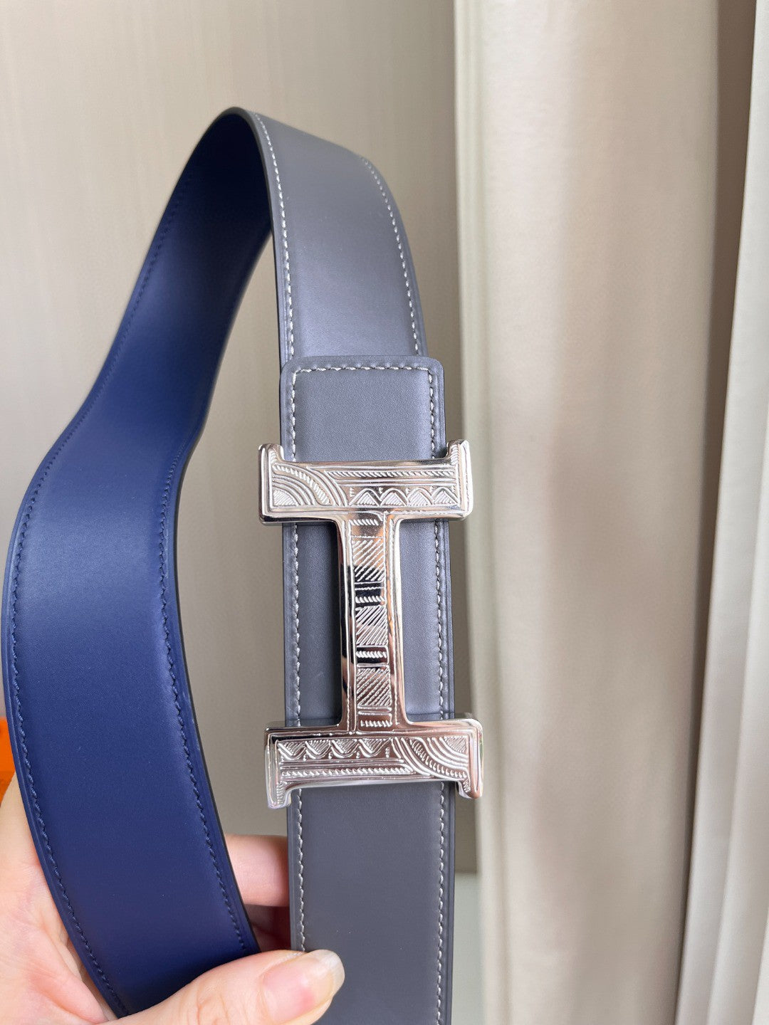 Hermès H Touareg reversible belt
