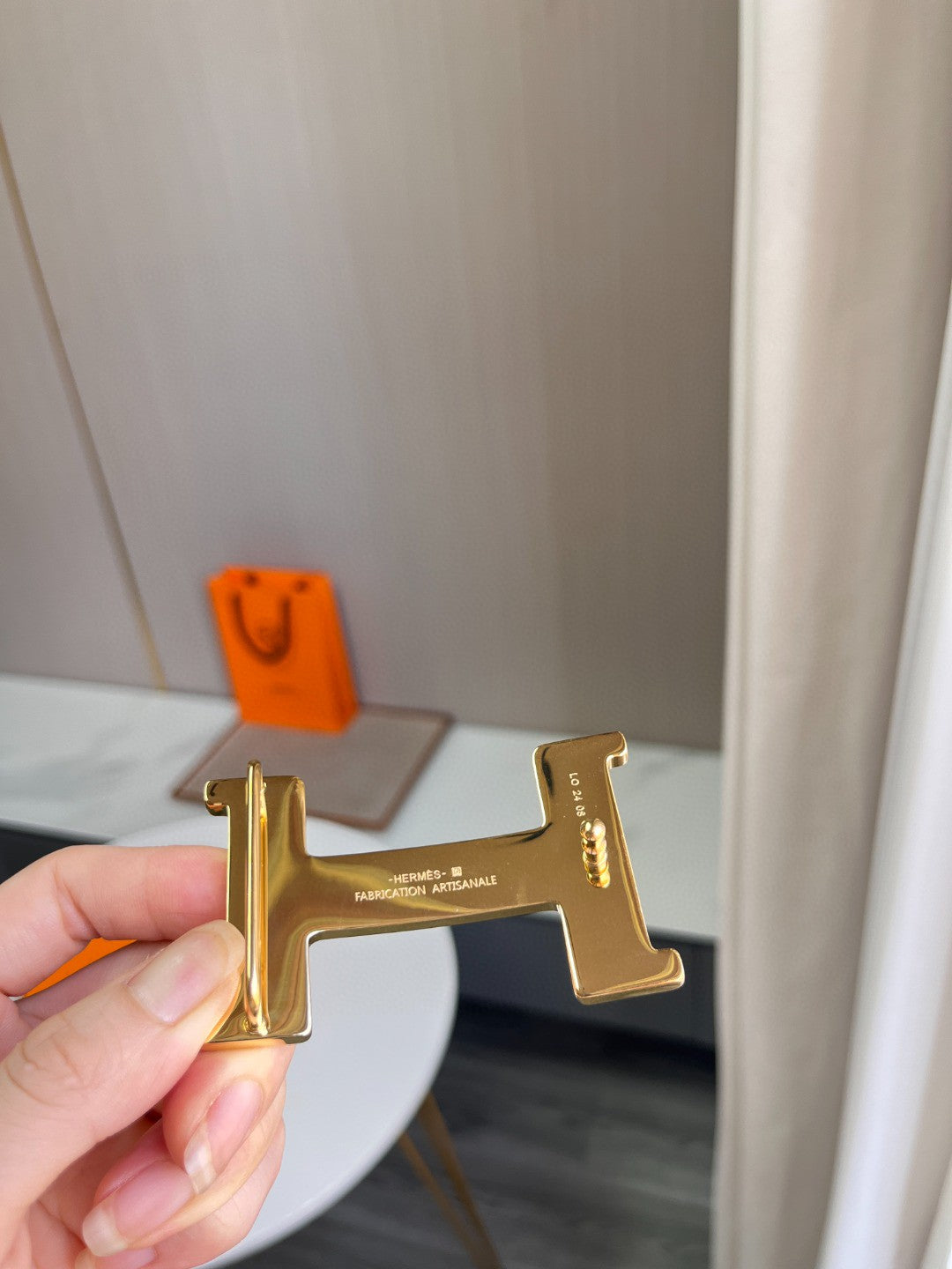 Hermès H Touareg reversible belt