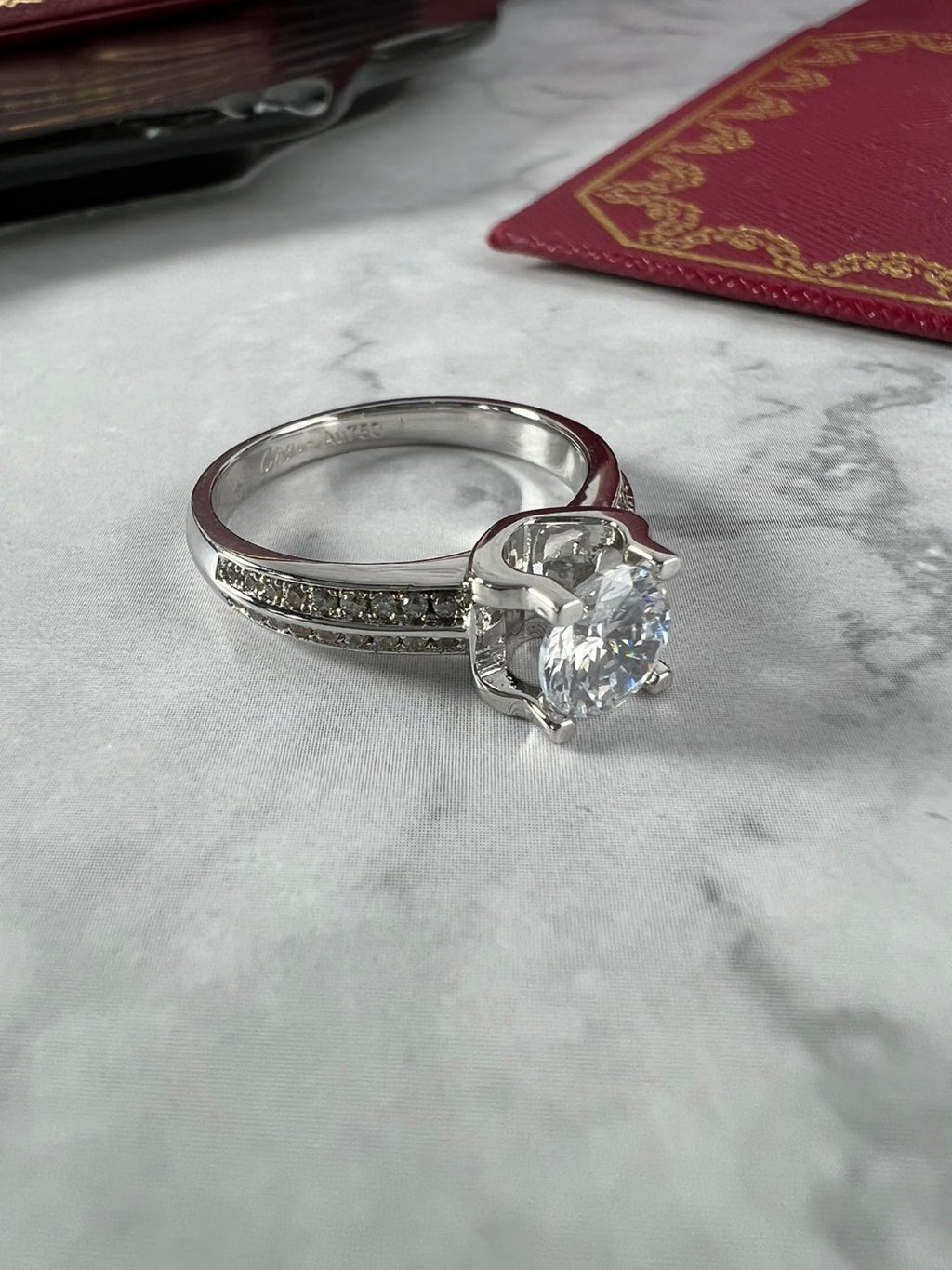 Cartier Destinée engagement ring