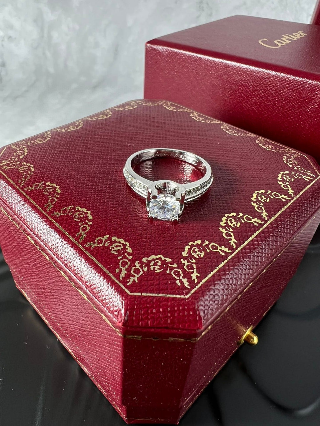 Cartier Destinée engagement ring