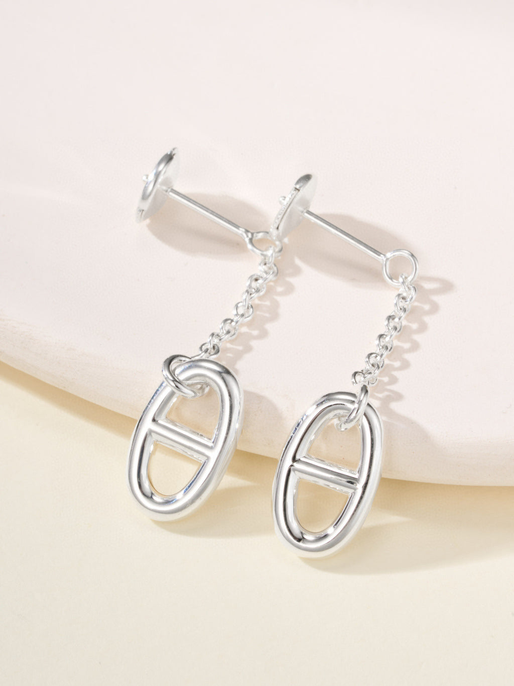 Hermès Farandole earrings in sterling silver