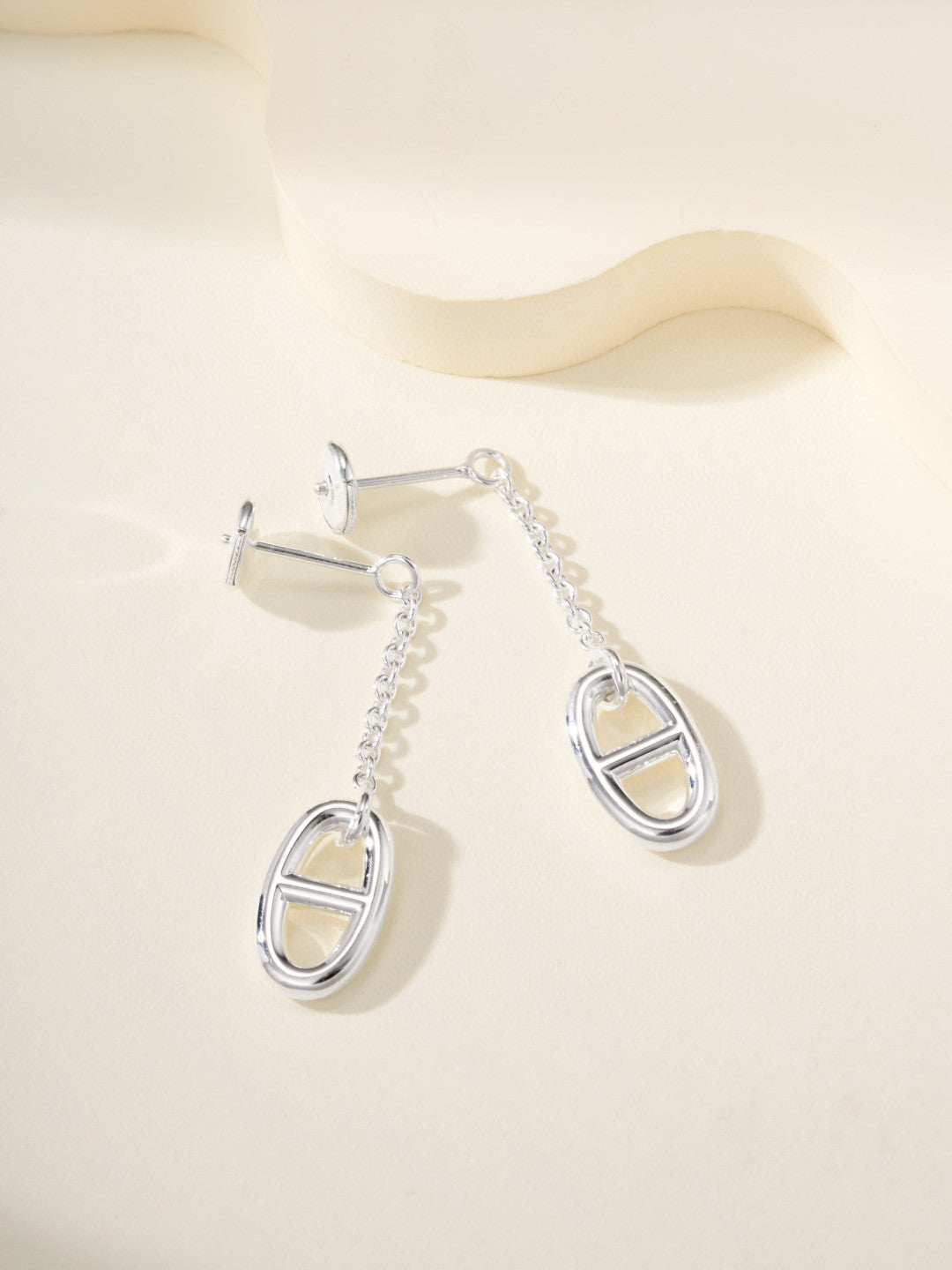 Hermès Farandole earrings in sterling silver