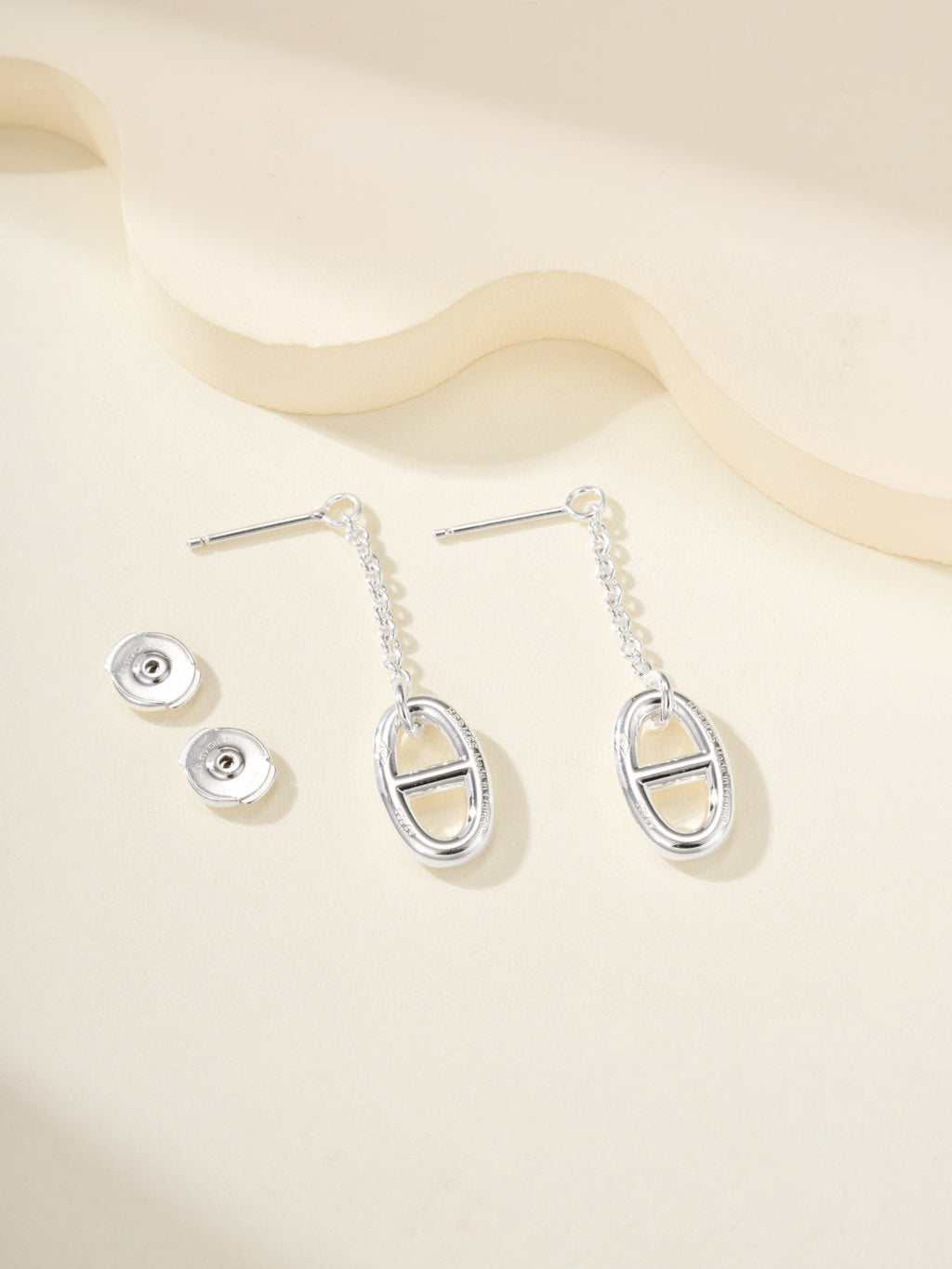 Hermès Farandole earrings in sterling silver