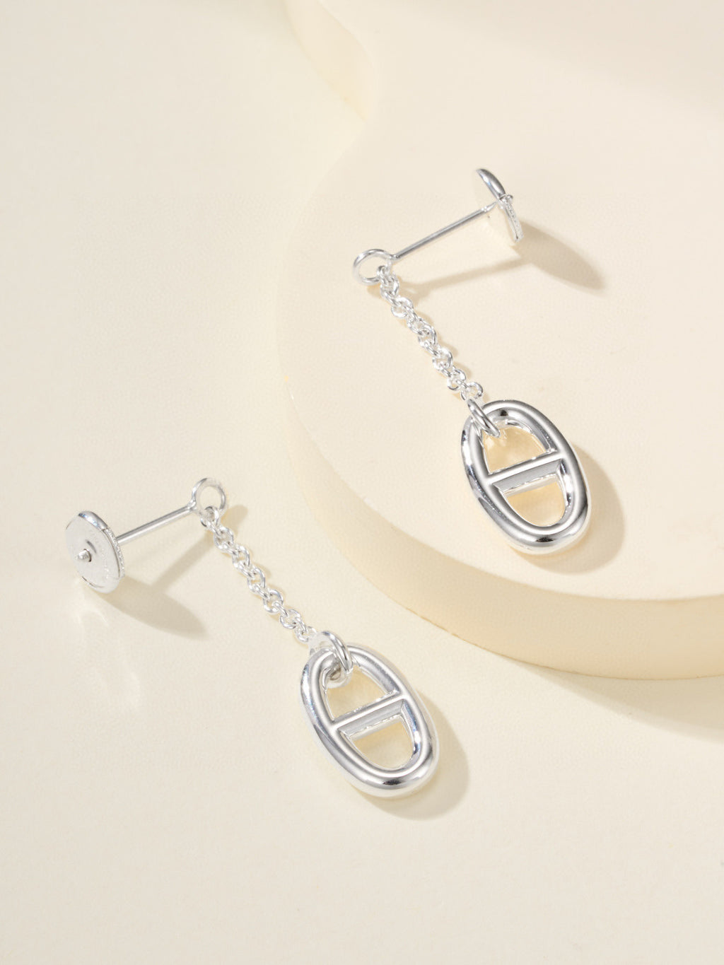 Hermès Farandole earrings in sterling silver