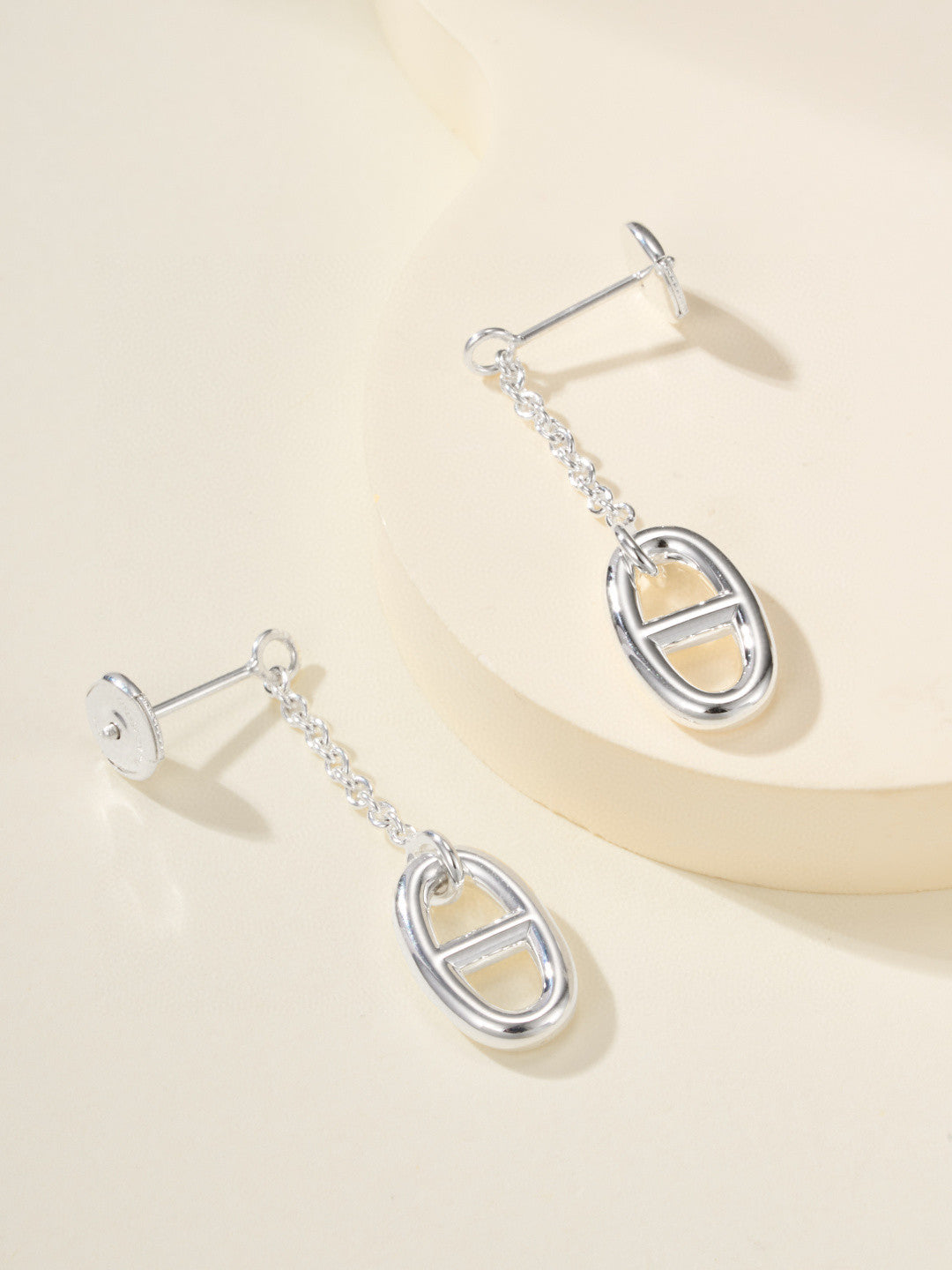 Hermès Farandole earrings in sterling silver