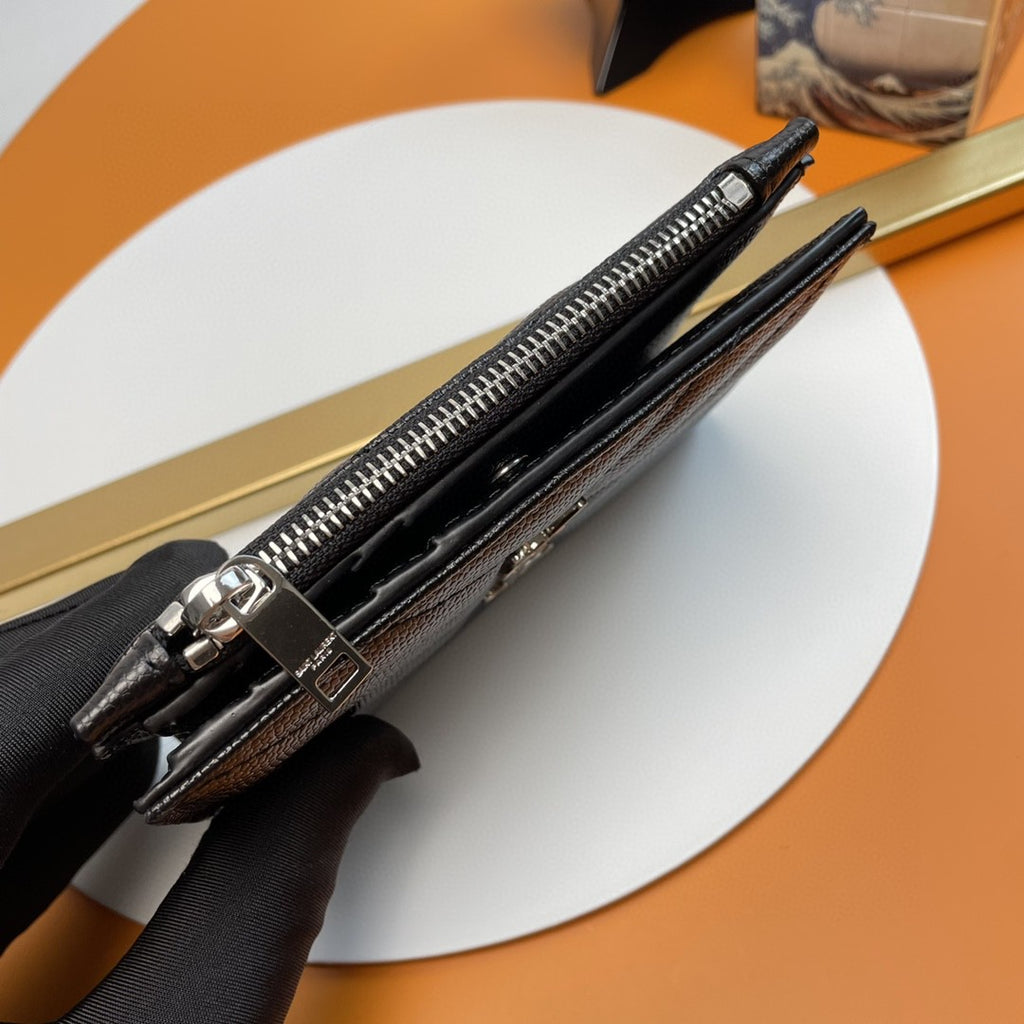 Saint Laurent Monogram zipped leather wallet