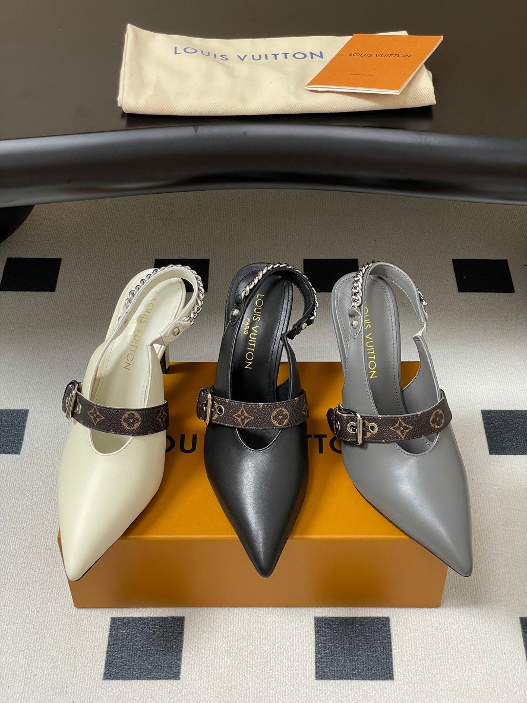 Louis Vuitton LV Vibe slingback pumps