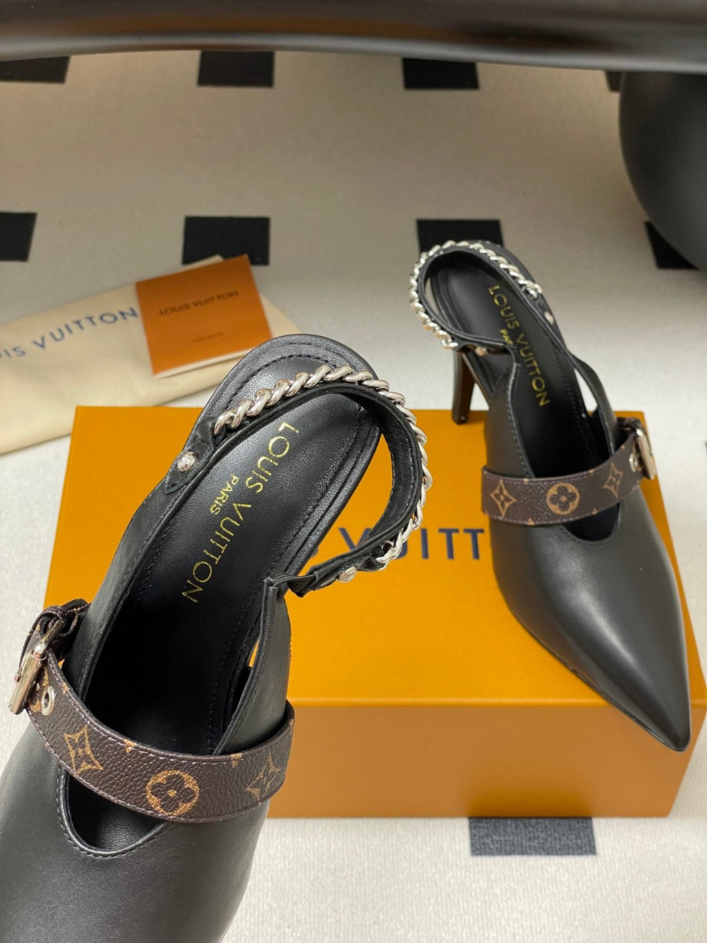 Louis Vuitton LV Vibe slingback pumps