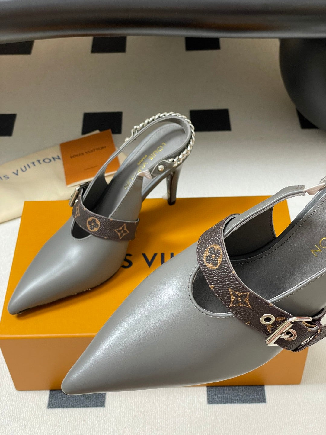 Louis Vuitton LV Vibe slingback pumps