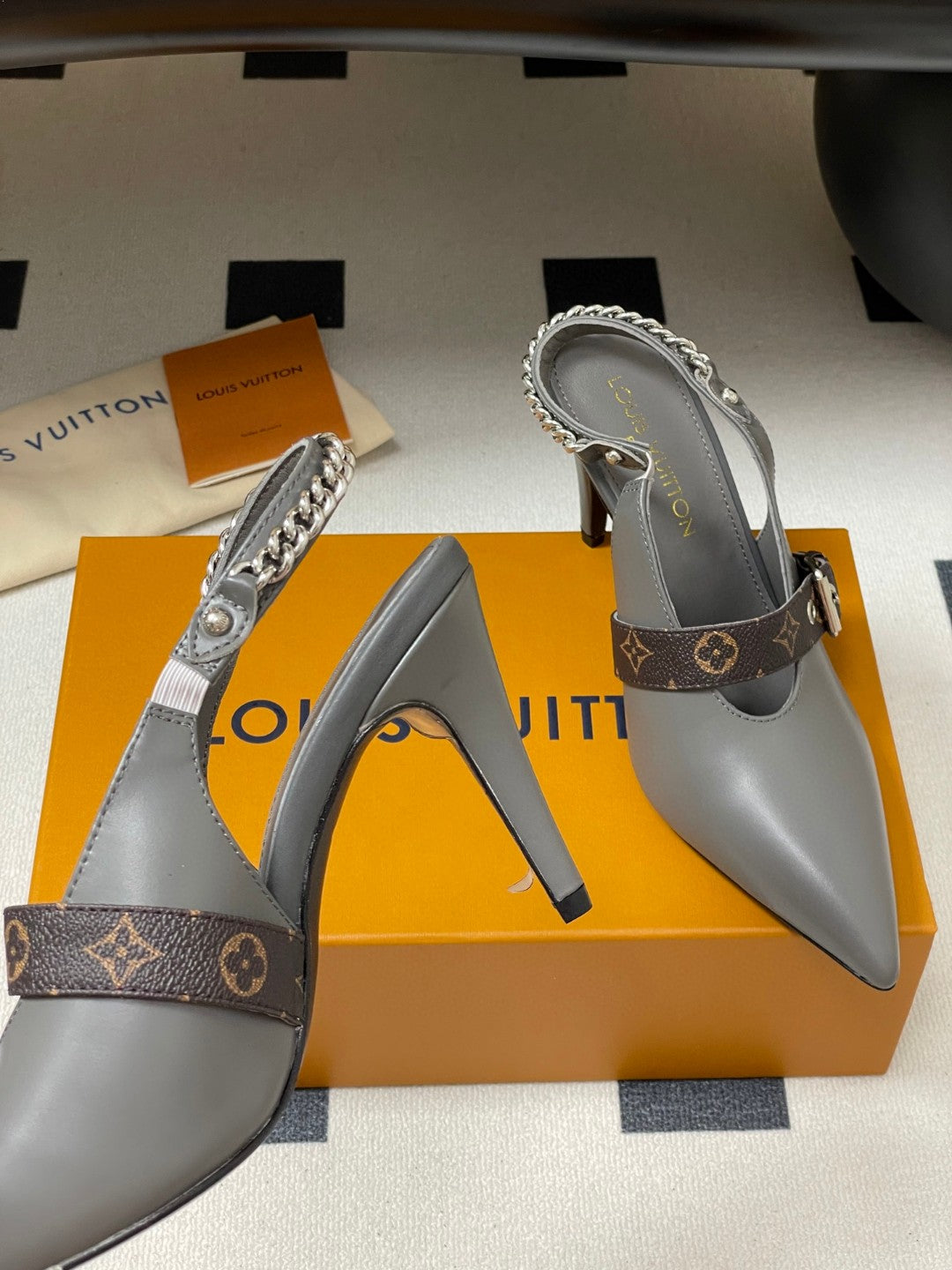 Louis Vuitton LV Vibe slingback pumps