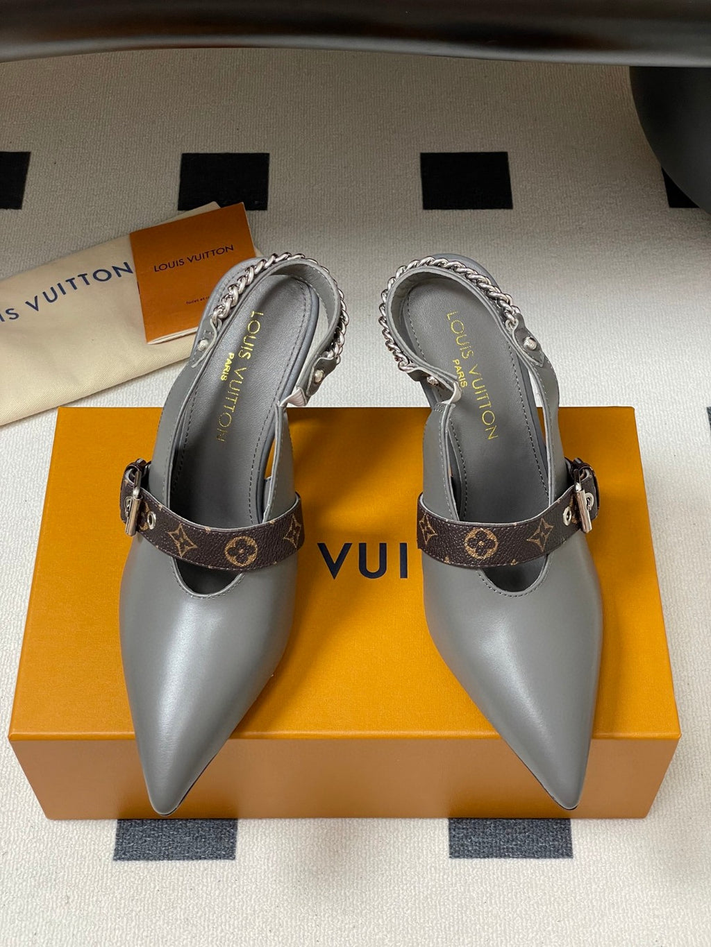 Louis Vuitton LV Vibe slingback pumps