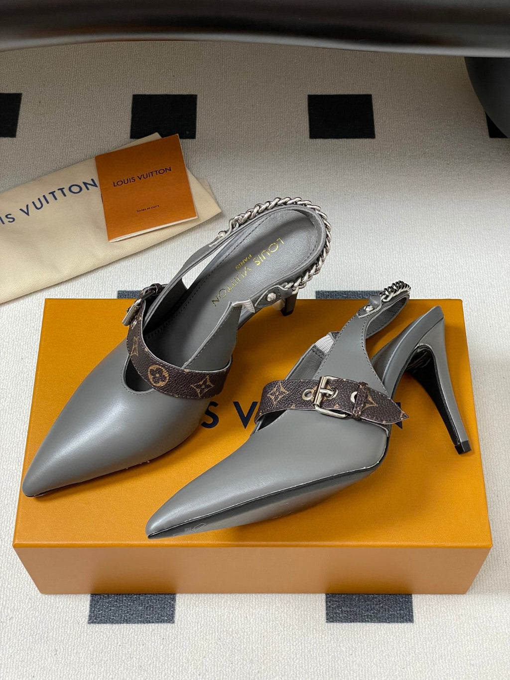 Louis Vuitton LV Vibe slingback pumps