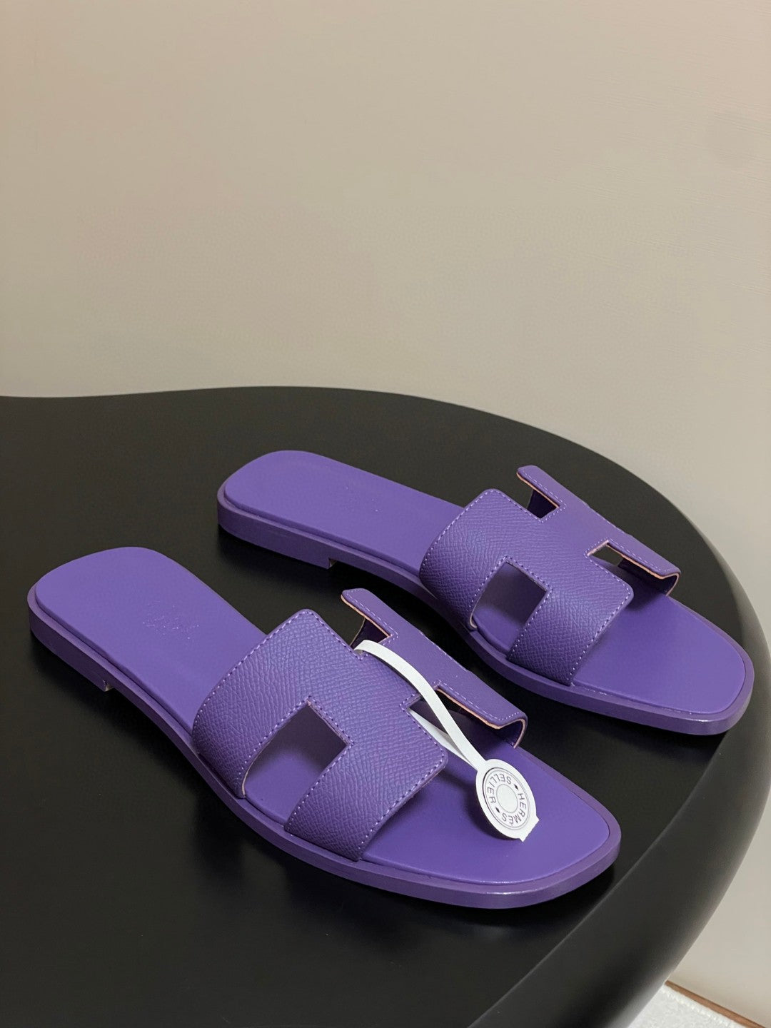 Hermès Oran sandals in Epsom calfskin leather