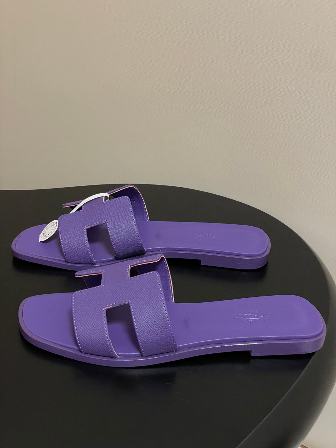 Hermès Oran sandals in Epsom calfskin leather