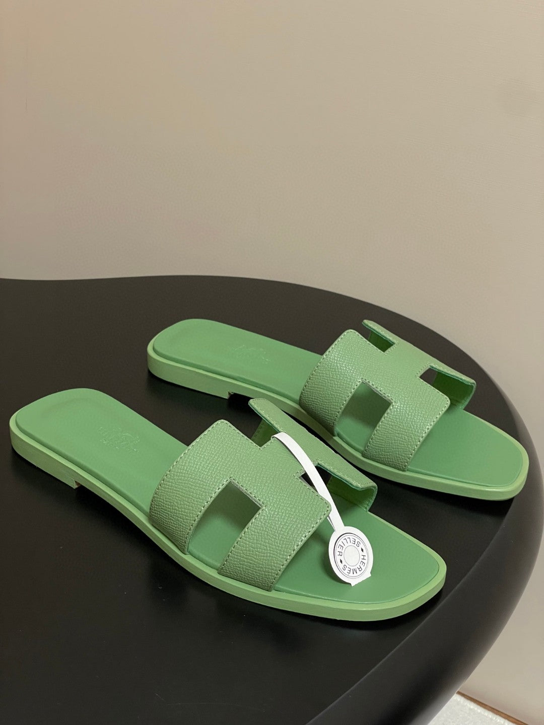 Hermès Oran sandals in Epsom calfskin leather