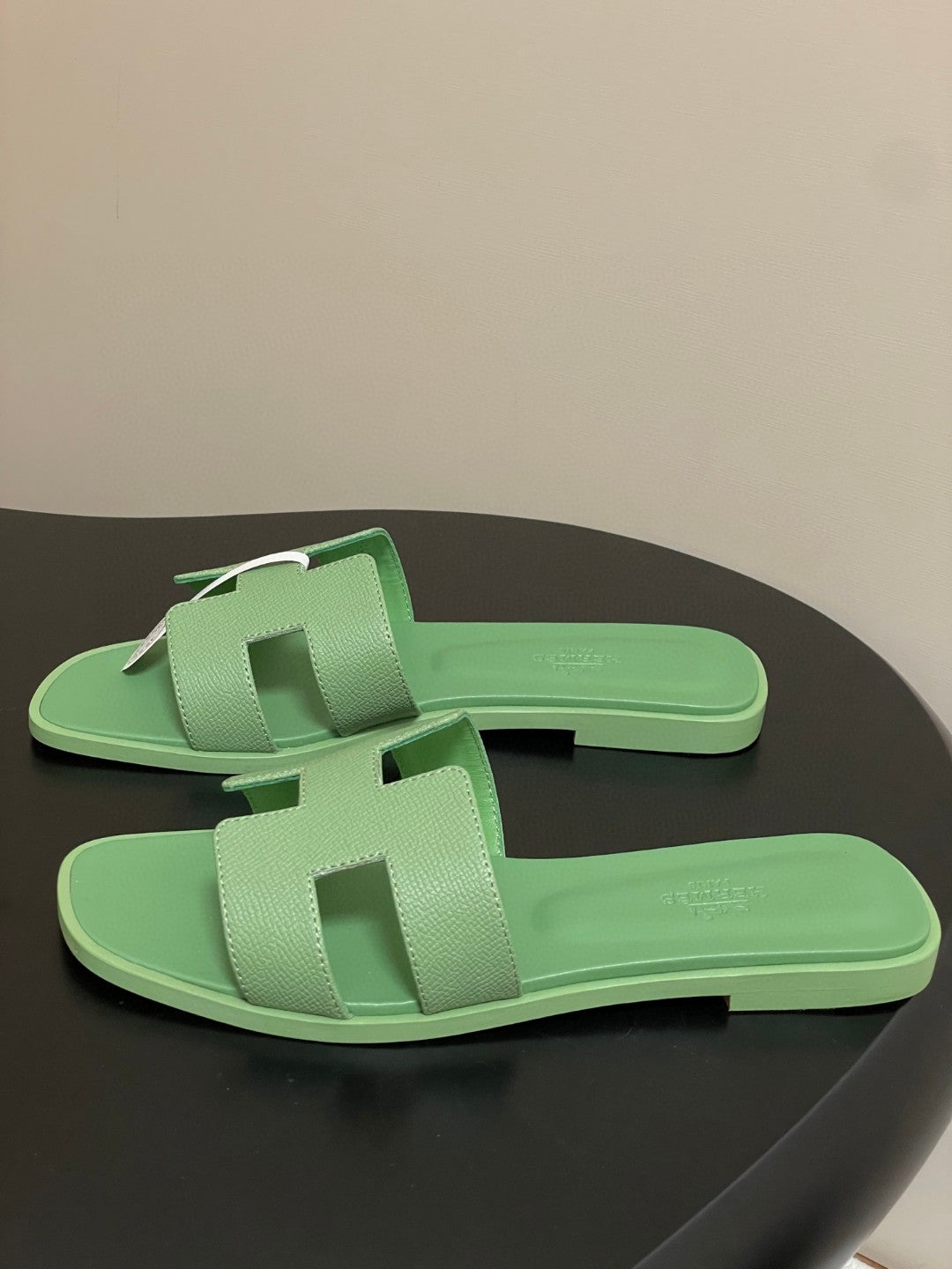 Hermès Oran sandals in Epsom calfskin leather