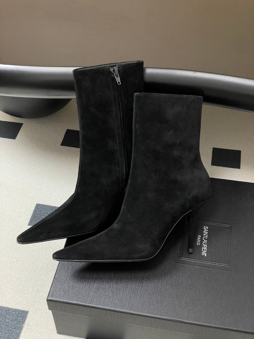 Steve Madden Ceremonie bootie in black suede