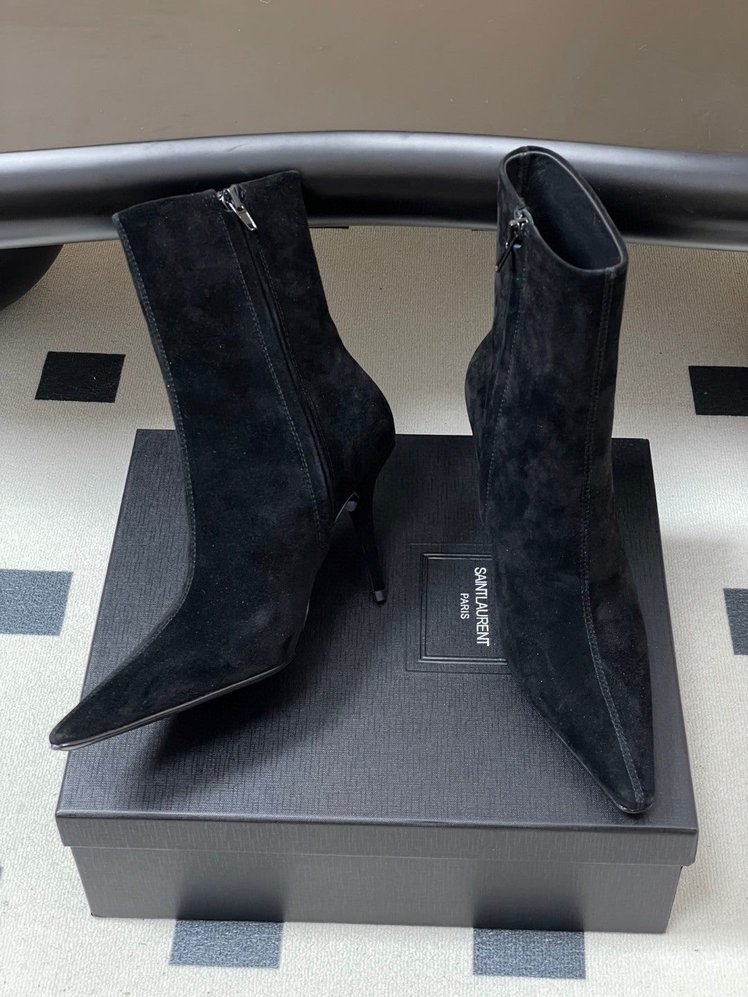 Steve Madden Ceremonie bootie in black suede