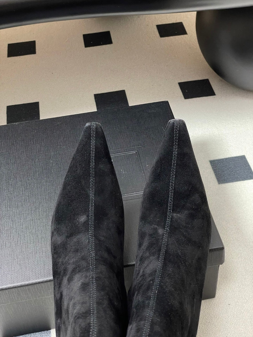 Steve Madden Ceremonie bootie in black suede