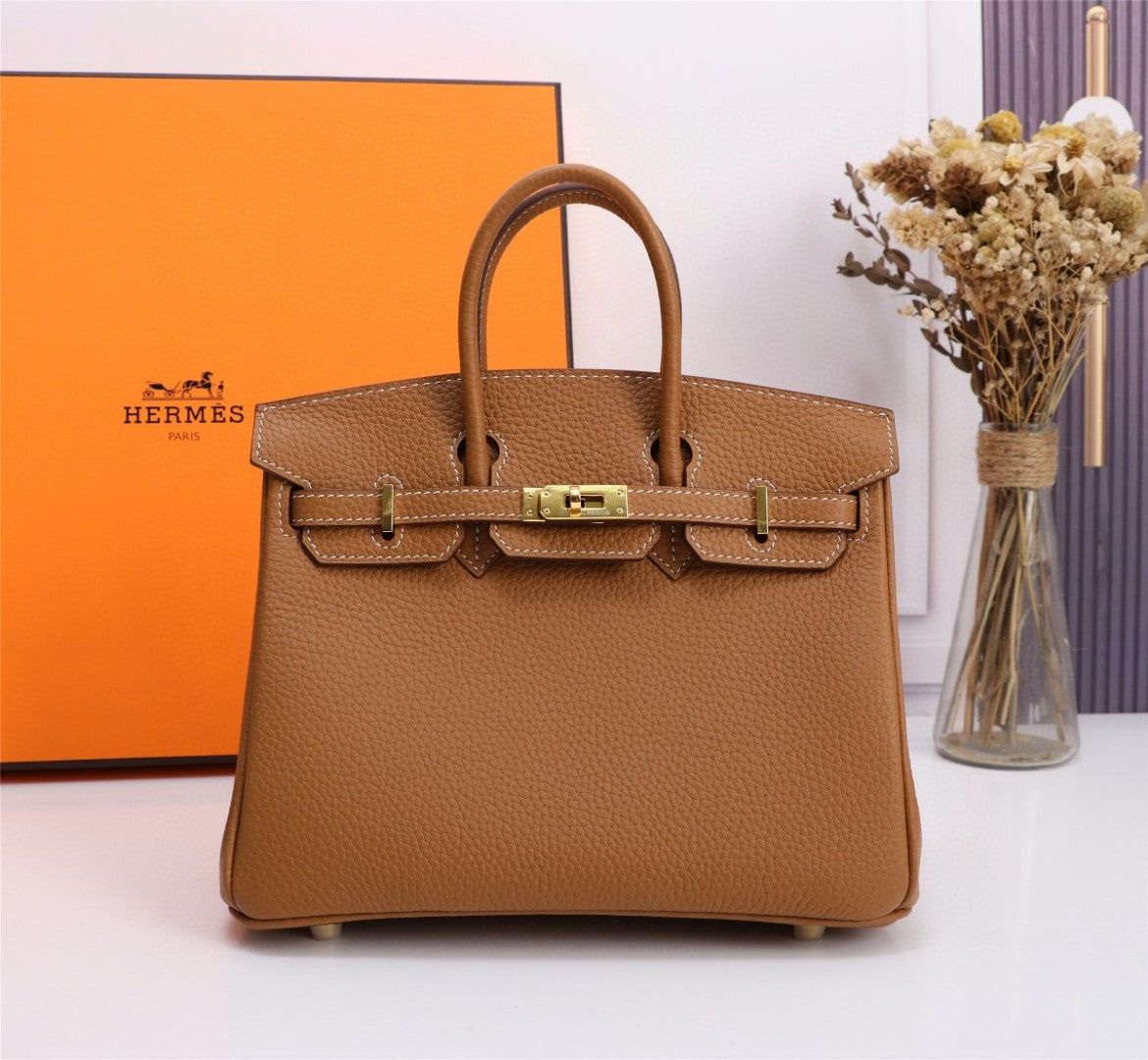Hermès Birkin bag in Togo leather with gold hardware