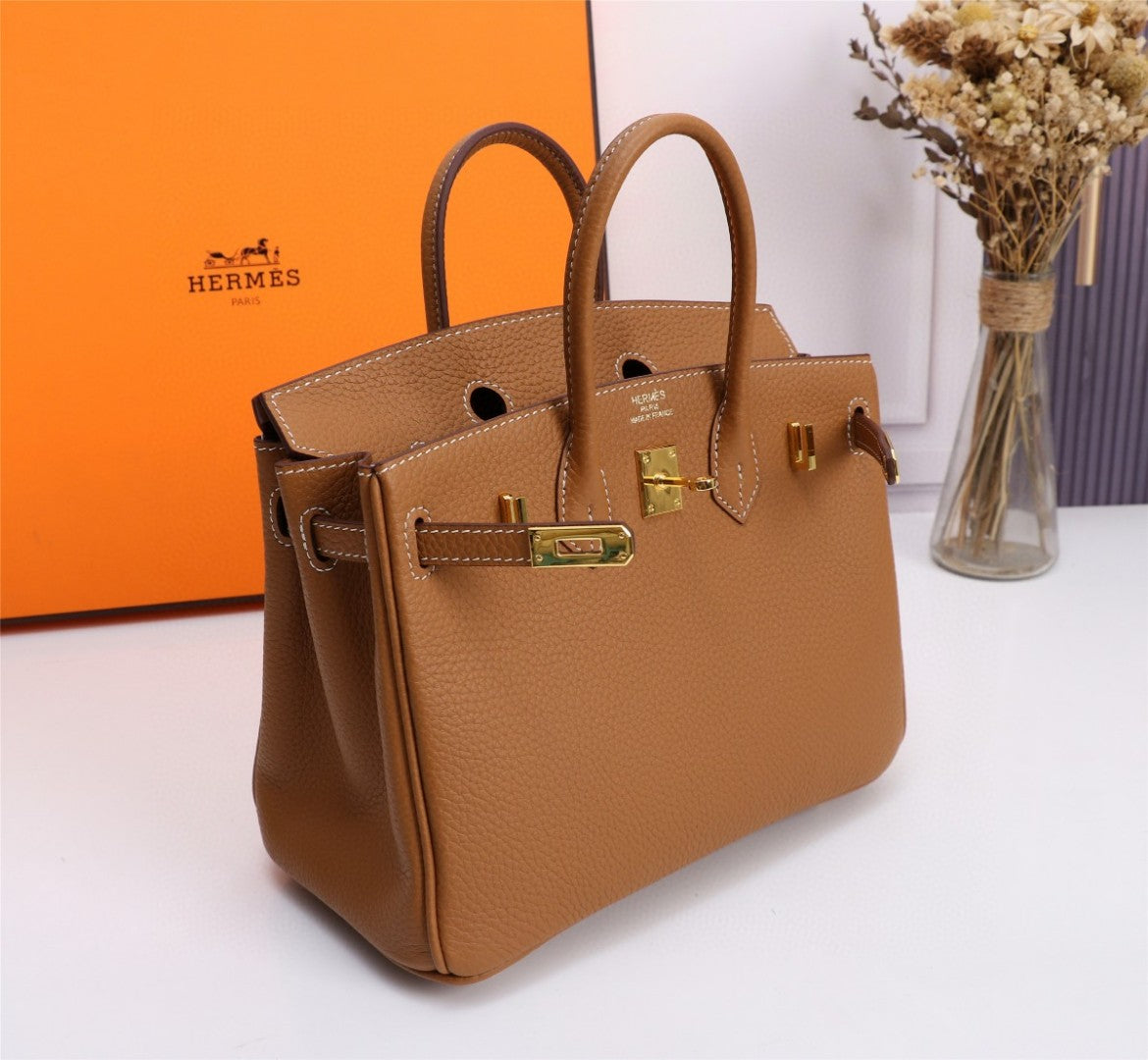Hermès Birkin bag in Togo leather with gold hardware