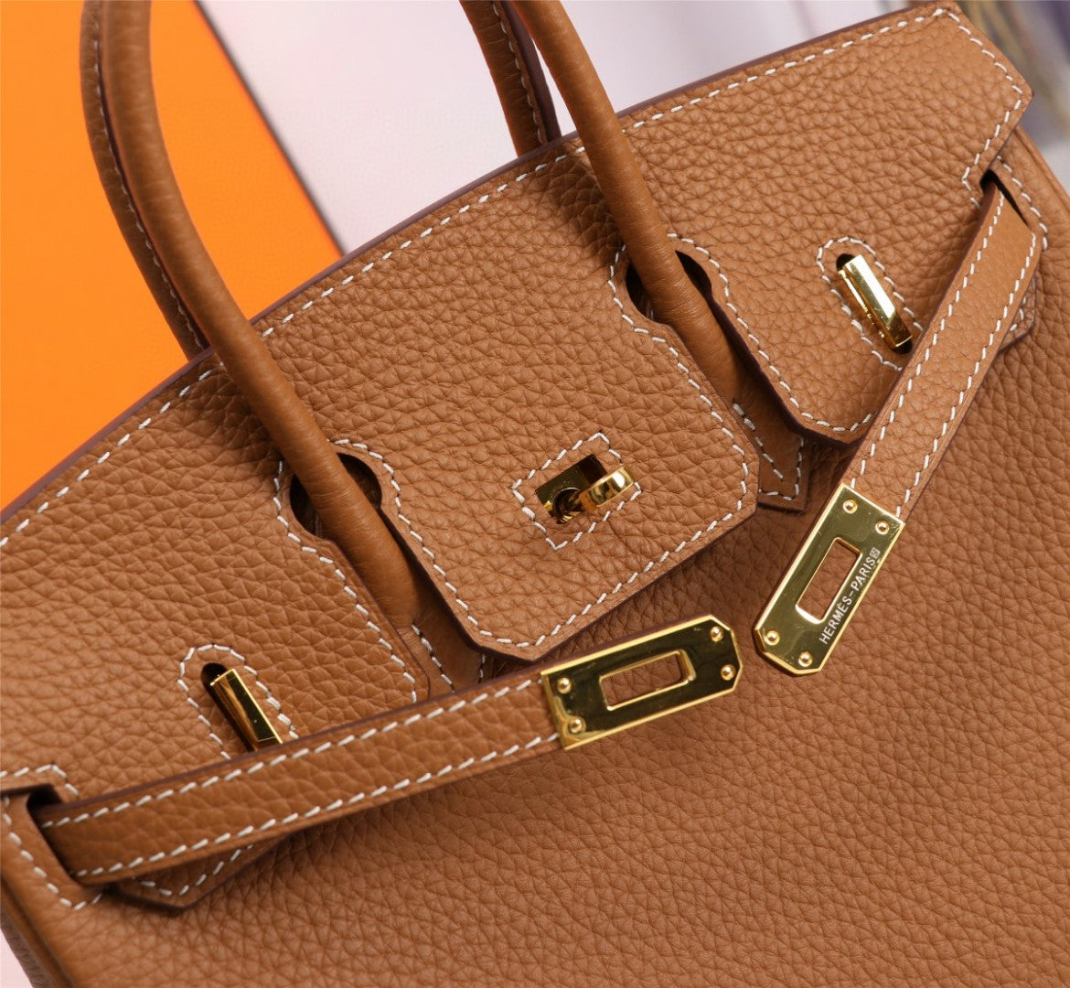 Hermès Birkin bag in Togo leather with gold hardware