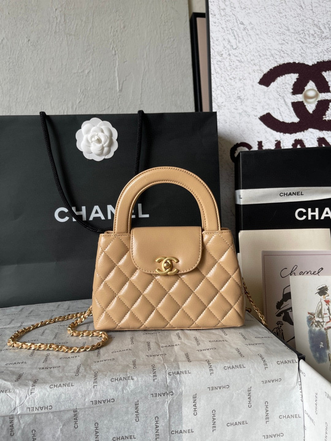 Saint Laurent Loulou Mini crossbody bag in the Hot Wine burgundy lambskin leather with gold-toned hardware